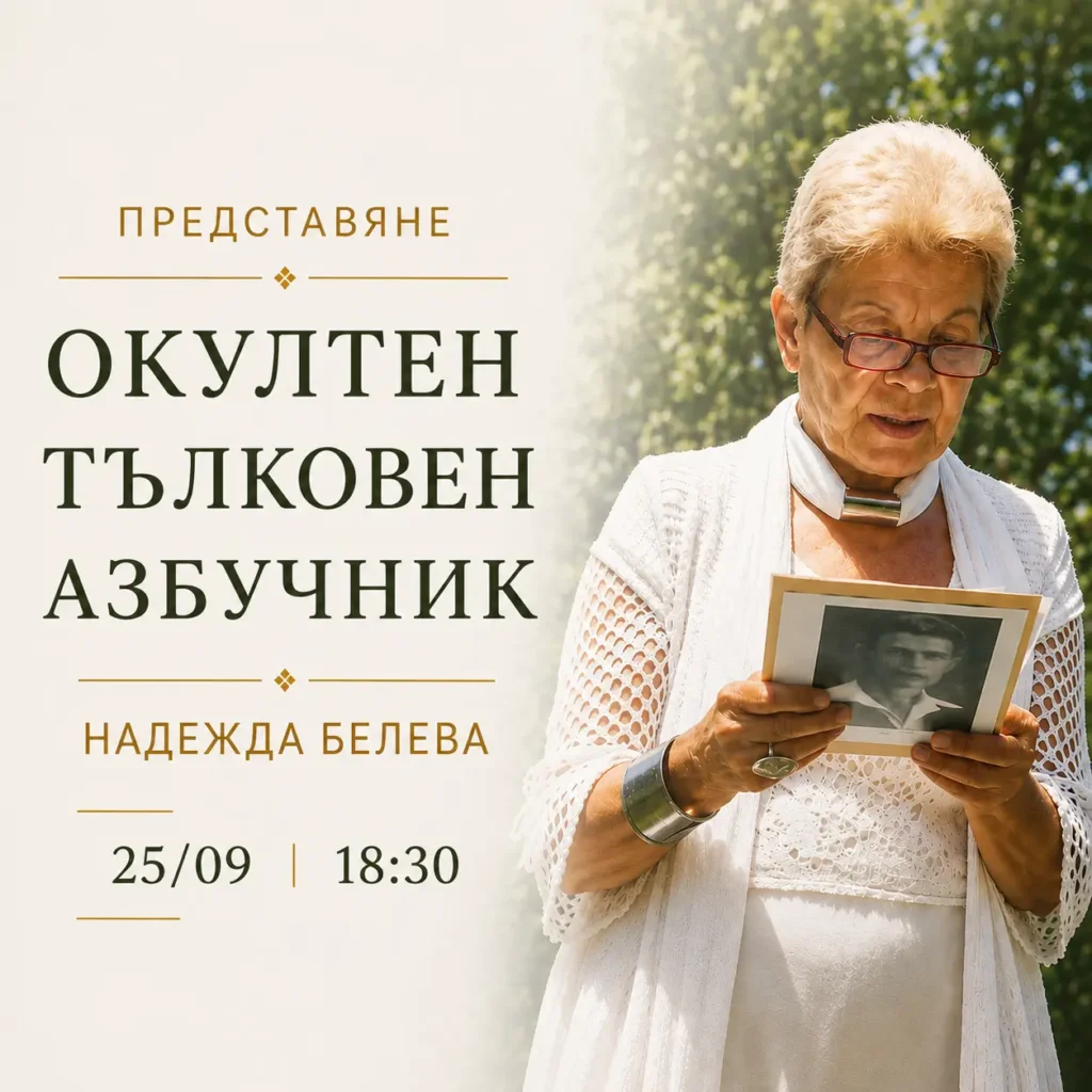 Представяне на Окултен тълковен речник на словото на Учителя. Надежда Белева в духовен център Анитеа